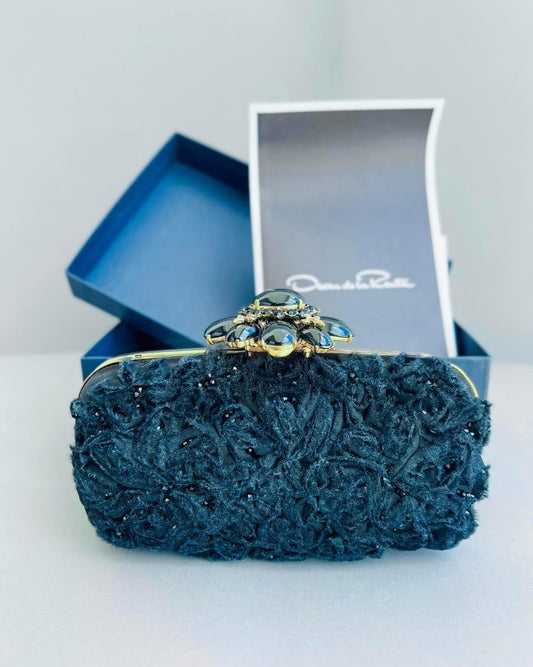 Black Oscar de la Renta Clutch