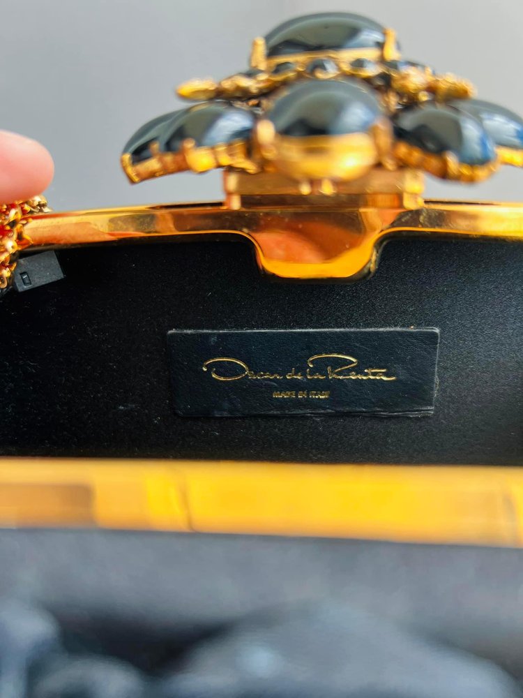 Black Oscar de la Renta Clutch