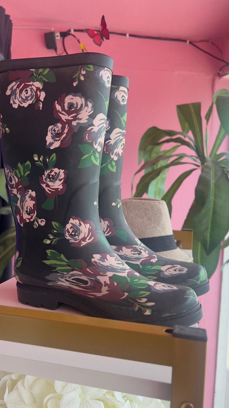 Flower Rainboots