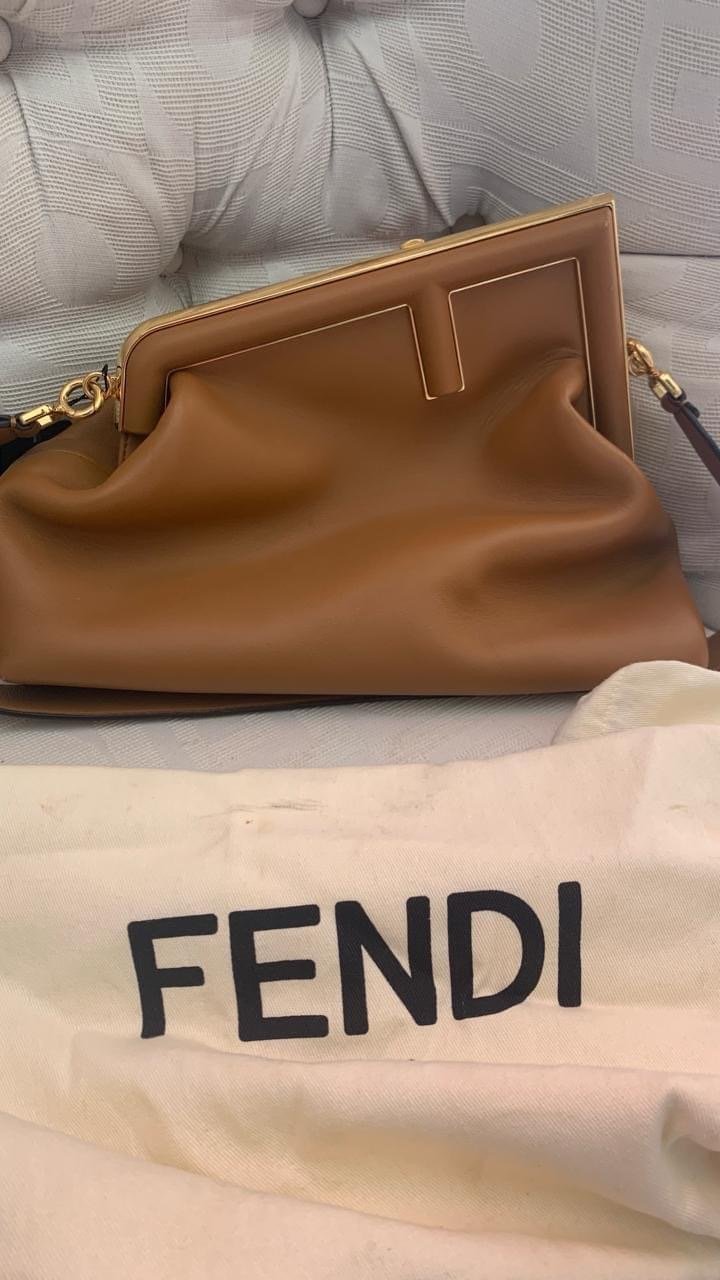 FENDI First Medium Clutch (Authentic)