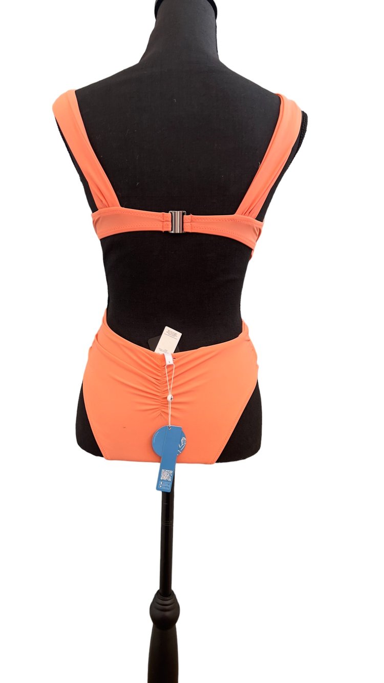 Orange One Piece Swimsuit