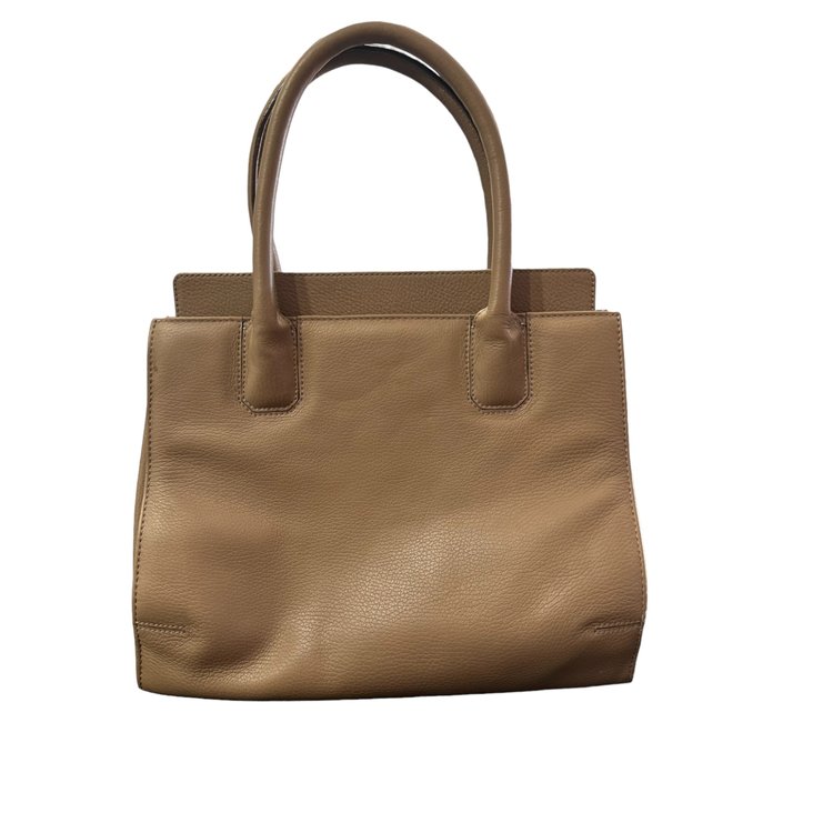 Brown Leather Handbag by Tous