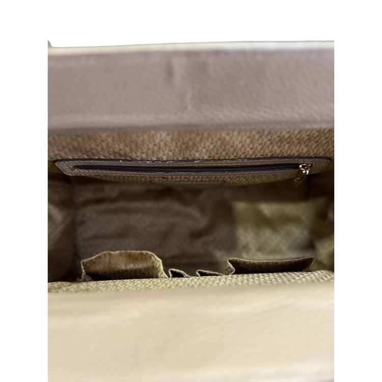 Brown Leather Handbag by Tous