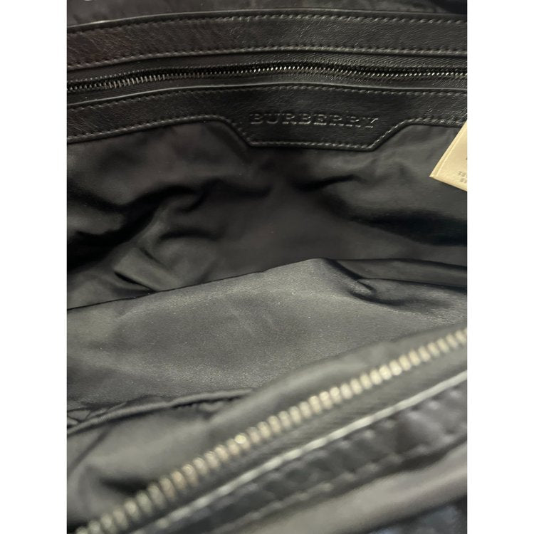 Medium Black Burberry Tote