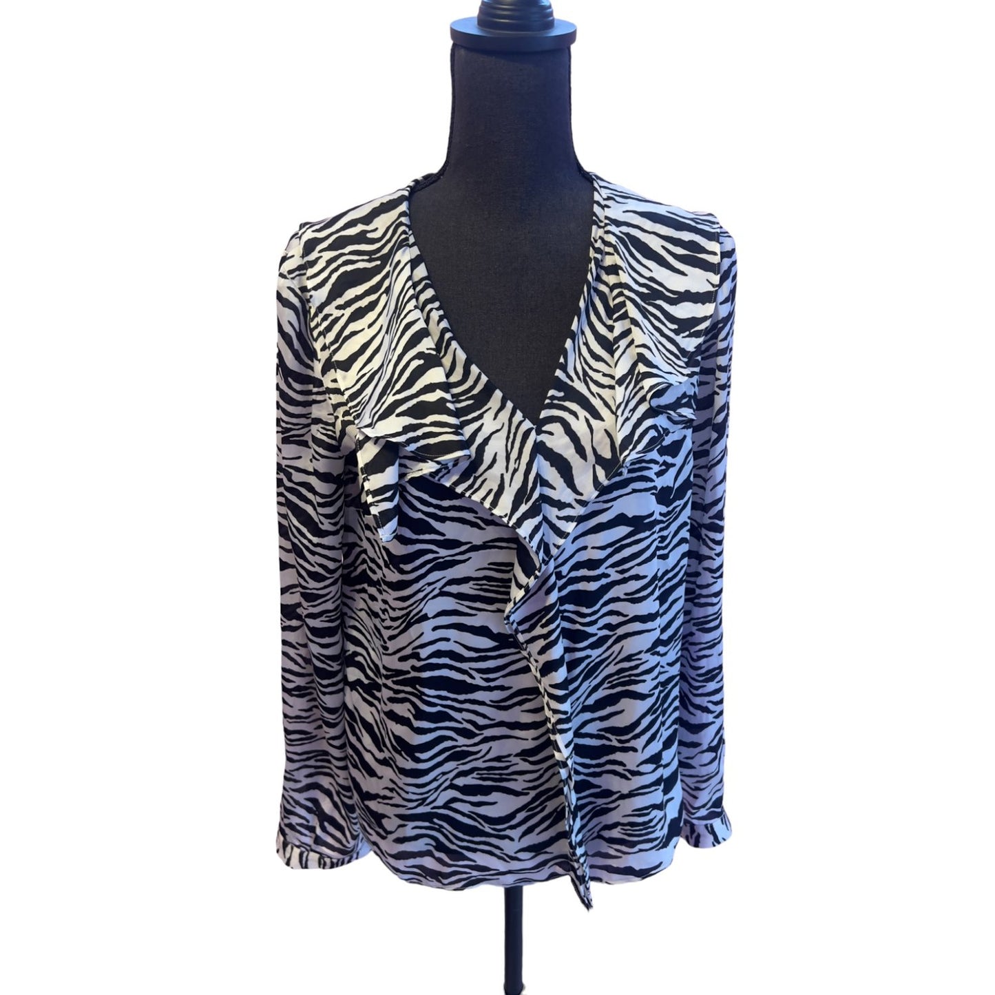 Zebra Print Blouse by Jones New York