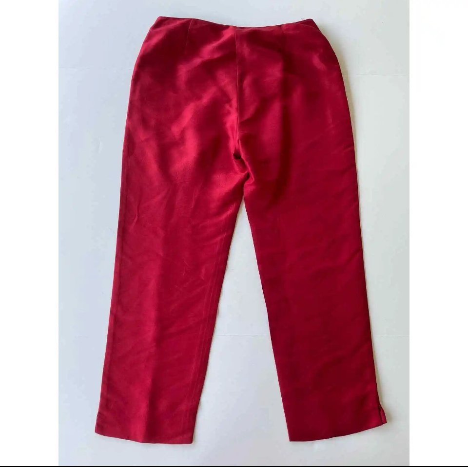 Red Silk Capri by Ralph Lauren