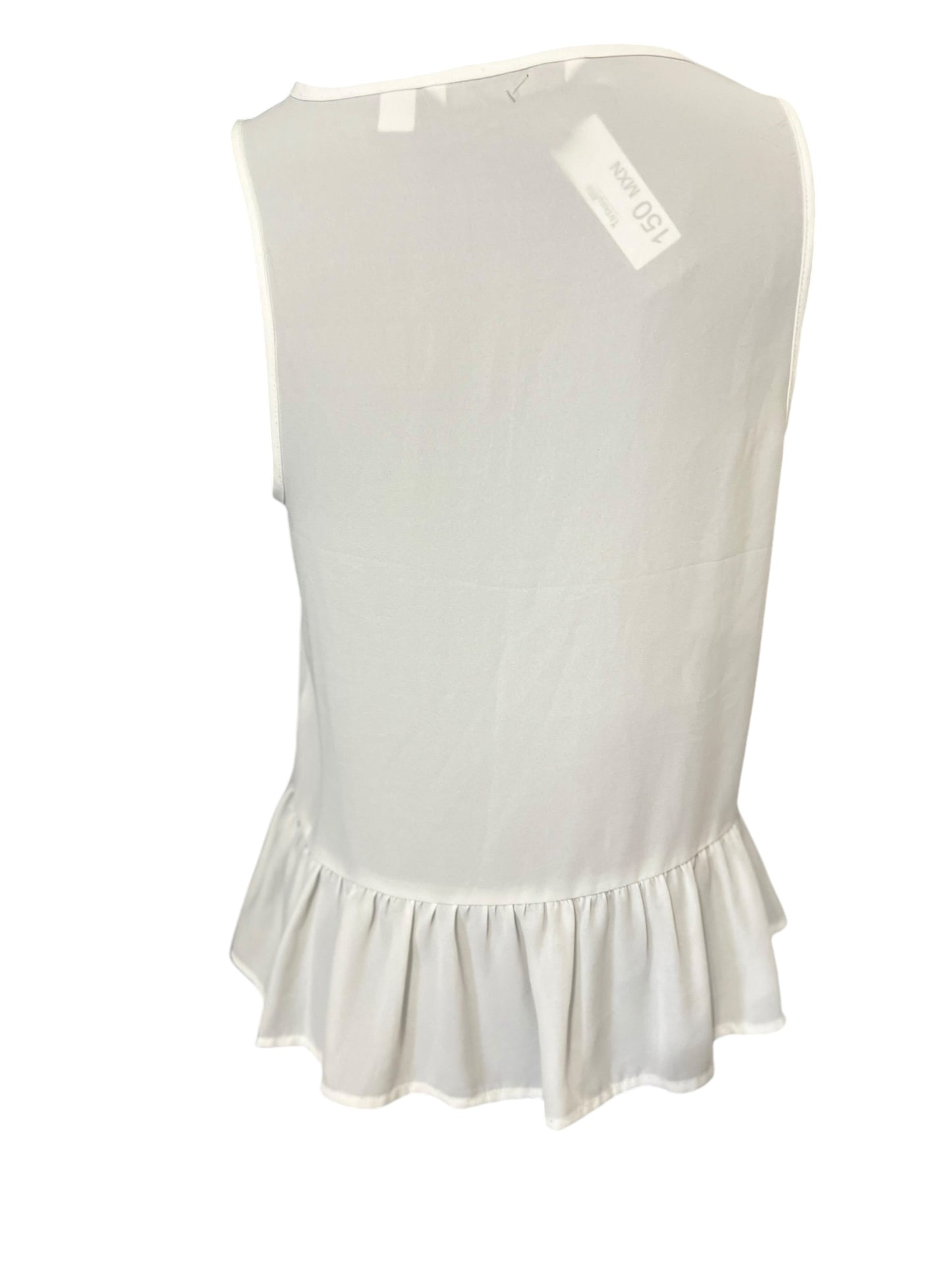 White Sleeveless Blouse by Lauren Conrad