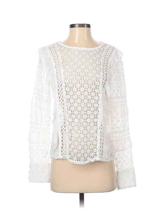 White Crochet Shirt